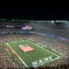a football stadium filled with lots of people